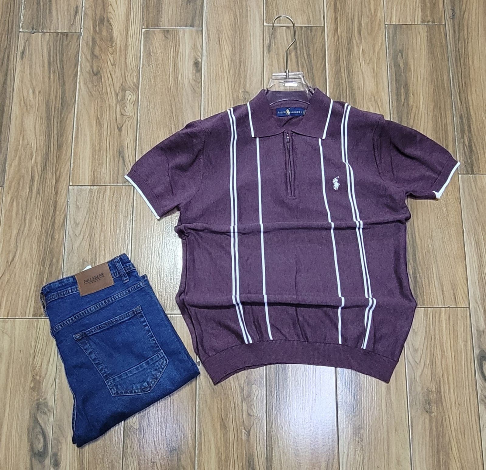 Men knitted polo Tshirts